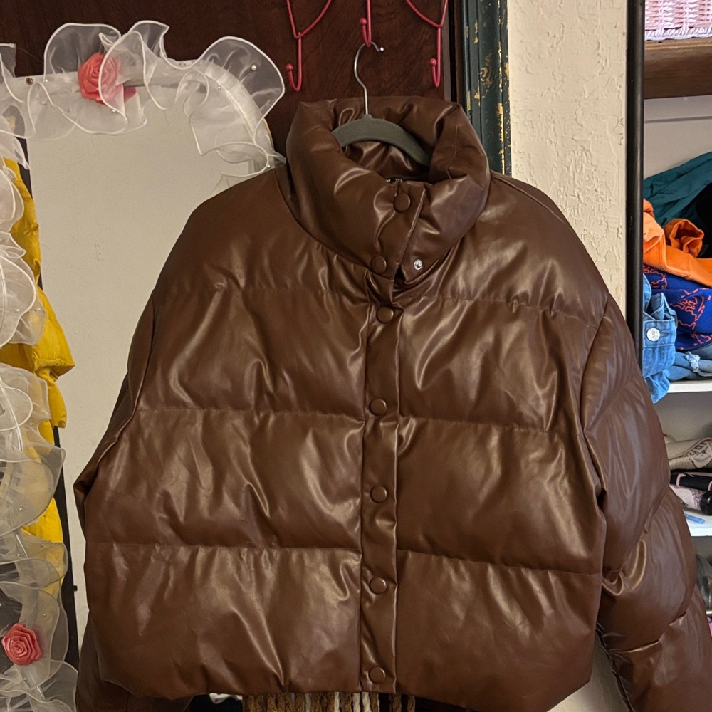 Brown Puffer Jacket